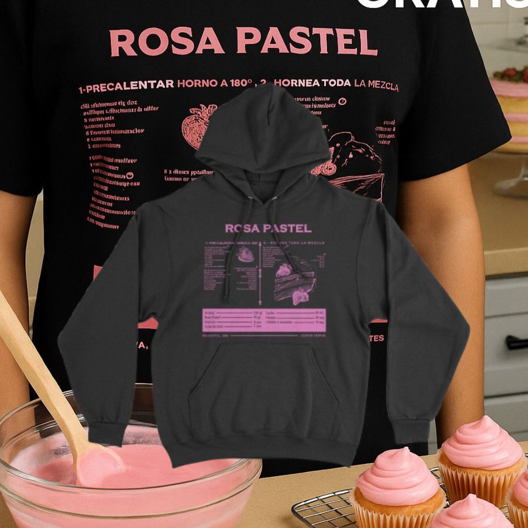 Rosa pastel hoodie